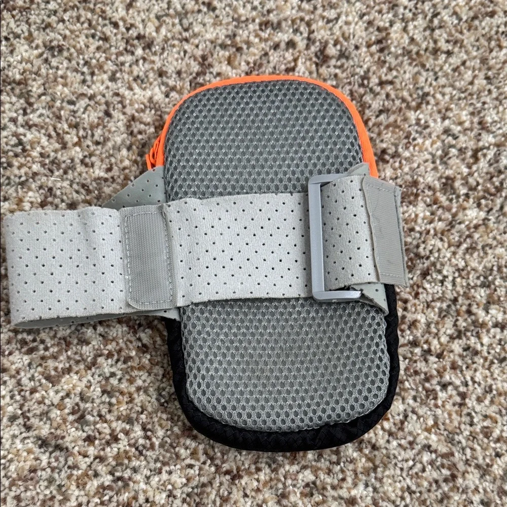 Black and Orange Arm Pouch for phone